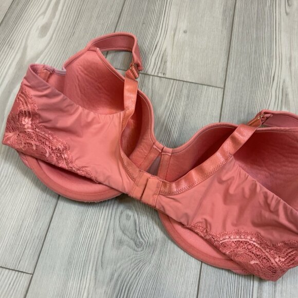 Thirdlove 24/7 lace full coverage bra peach coral 40D Underwire - Picture 5 of 7